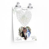 Lyrics -- Tyler & kassidy 03/22/2022 -- 9x11 -- Printify