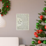 Lyrics -- He Keeps Me Singing -- 11''x14'' -- Printify