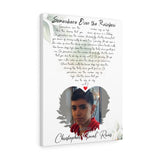 Love Anniversary Print -- Canvas 18"X24" -- Christopher “Toval” Rivas
