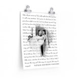 Printify Poster 11x14 - Natalie and Deion - Crazy Girl