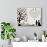 Lyrics Song -- Canvas  11"X14" -- You Are (Jimmy Wayne)