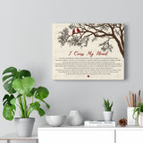 I Cross My Heart -- 25 -- Canvas 11x14 -- Printify