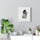 Music Lyrics Song -- Canvas 8"x10" -- Robert and Ruby