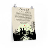 Lyrics -- Brooklyn C. -- 16x20 -- Printify