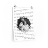 Lyrics -- James & Shirley 02-1-2003 -- 18x24 -- Printify
