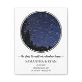 Printify Canvas Gallery Wraps 11x14 - Cincinnati OH 03.25.2022 - Star S6 - Samantha & Ryan