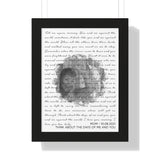 Music Lyrics Song -- Black Framed 12”x16” --  Mom (10/08/2021)