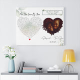 Lyrics -- Shaquiel & Tre'Ona -- Canvas 24x30 -- Printify