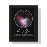 Love Anniversary -- Black Framed poster/ 12”x16” -- MUI & JOHN