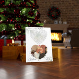 Lyrics -- Rick & Kathleen -- Canvas 18x24 -- Printify