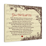 Grow Old Along With Me -- New style 2 -- Canvas 24x30 -- Printify