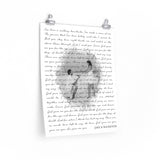 Lyrics Song -- poster/ 16"x20" -- Jake & Mackenzie new