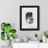 Music Lyrics Song -- Black Framed 12”x16” -- Tim & Saundra