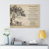 Music Lyrics Song -- Canvas  24"x30" -- Chasing cars (Snow Patrol )