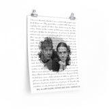 Lyrics -- Bill & Liam Glenn, father and son - Genesis 22 -- 16x20 -- Printify