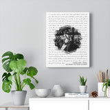 Lyrics -- Cassie & Eric 09/25/21 -- Canvas 11x14 -- Printify