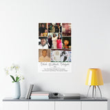 Printify 8 Photos - Charles, LaShondea, Christopher 2022 - Poster 24x36 Matte