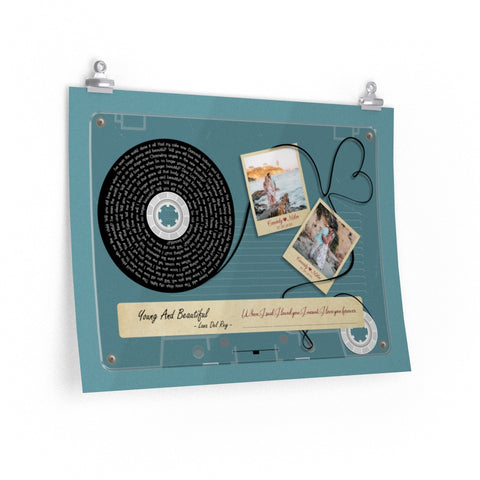 Cassette -- Cassidy & Miles 10.20.2018 -- 18x24 -- Printify