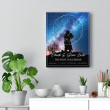 Love Anniversary Print -- Canvas 11"X14" -- Eduardo & Grace Lucero