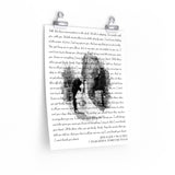Lyrics Song -- poster/ 11''x14'' -- Jess & Joe  06.12.2021