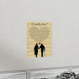 Printify P. Matte 11x14 Poster - I Cross My Heart - Design 31