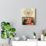 Music Lyrics Song -- Canvas 8"x10" -- Happy Father's Day 2021