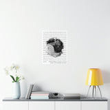 Printify Premium Matte 18x24 Poster - Christopher & Nachia 04•25•22 - Happy Anniversary My Love - All I Ask of You 1.3