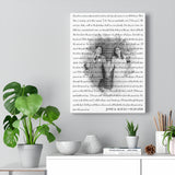 Lyrics Song -- Canvas 12"X16" -- Josh & Alicia 06.20.2020
