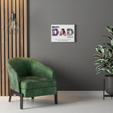 Dad Prints -- Canvas  12"X16" -- mark and Steve