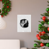 Lyrics -- Larry & Beverly 04.07.2012 -- 11x14 -- Printify