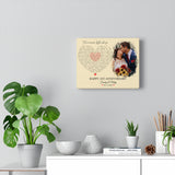 Lyrics -- Franky & Misty 05.15.2021 -- Canvas 8x10 -- Printify