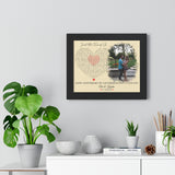 Music Lyrics Song -- Black framed 11"x14" -- Alex and Kaydra