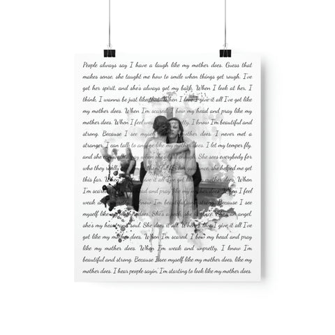 Printify Premium Matte 9x11 Poster - Like My Mother Does 1.3 - Cassie Ganbin