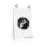 Lyrics -- Ryan & Heather 01.28.2022 -- 12x18 -- printify