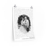Lyrics Song -- Poster 18"x24" -- Steve & Willow