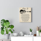 Music Song Poster -- Canvas  8"x10" -- Digo Si -- Printify