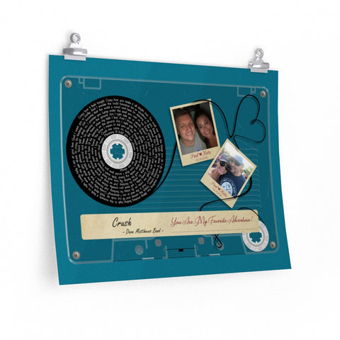 Cassette -- Paul & Katie 02.19.2021 -- 16x20 -- Printify