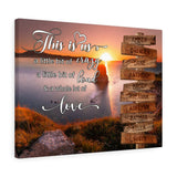 Name Street Sign -- Canvas 18"X24" -- Bella & Rusty