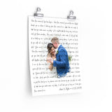 Lyrics -- Ana & Kyle 4.12.2019 -- 11x14 -- Printify