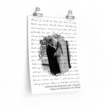 Lyrics --  Stephan and Anna McClain 12.28.2019 -- 11x14 -- Printify