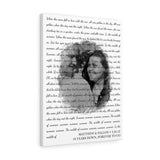 Lyrics Song -- Canvas 18"X24" -- Matthew & Fallon