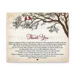 Canvas Gallery Wraps 10x8 Printify - Thank You - Design 25