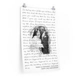 Lyrics Song -- Poster 20"x30" -- Mario & Stephanie