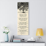 Lyrics - In My Life 1 - Canvas 12x36 - Printify