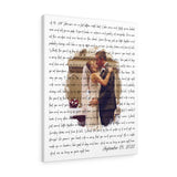 Lyrics -- September 18, 2021 -- Canvas 24x30 -- Printify