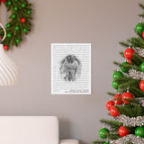 Lyrics --  Jessica & Julee 12-31-2019 -- 11x14 -- printify