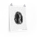 Lyrics -- Dylan & Megan -- 16x20 -- Printify