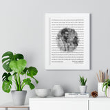 Lyrics -- Ryan & Cadence Guess What... -- White framed 12x16 -- Printify