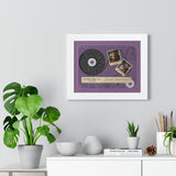 Cassette -- Jaime & Jessica 8-6-21 -- White framed 11x14 -- Printify