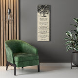 Lyrics - In My Life 1 - Canvas 12x36 - Printify